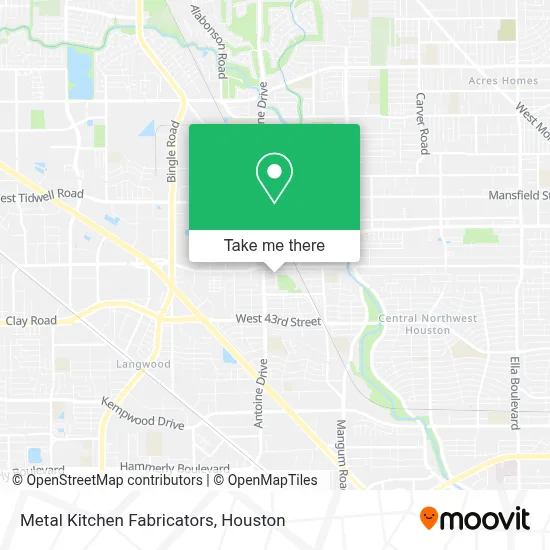 Metal Kitchen Fabricators map