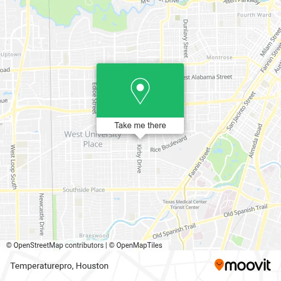 Temperaturepro map
