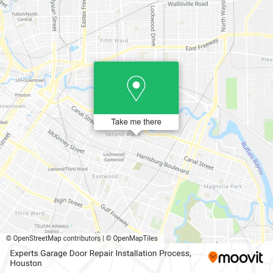 Experts Garage Door Repair Installation Process map