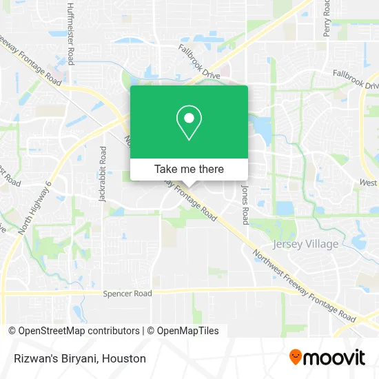 Rizwan's Biryani map