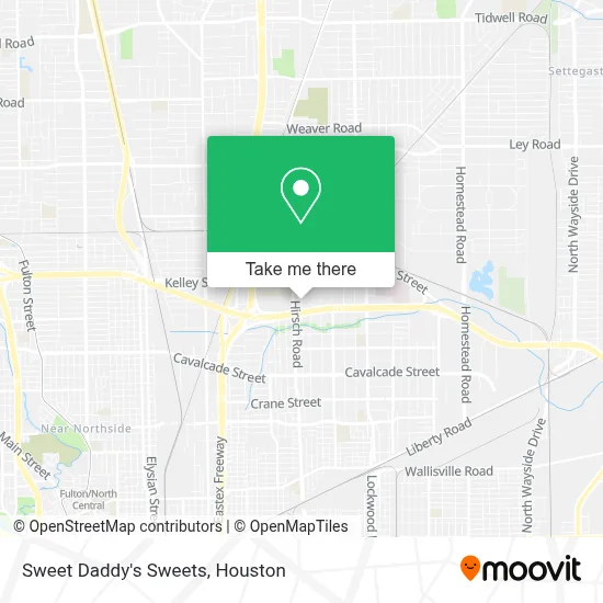 Sweet Daddy's Sweets map