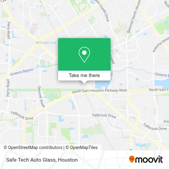 Safe Tech Auto Glass map