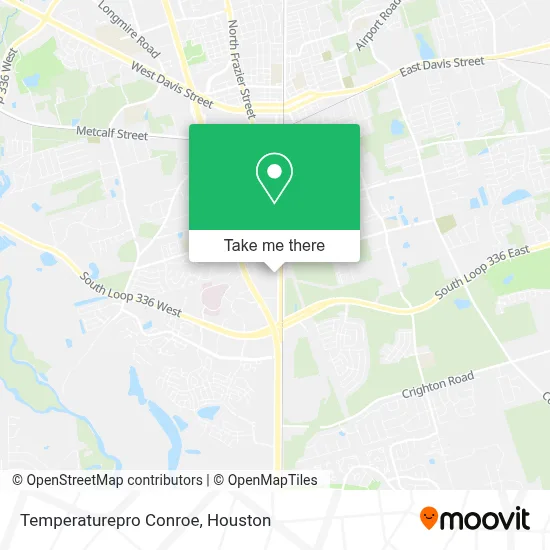 Temperaturepro Conroe map
