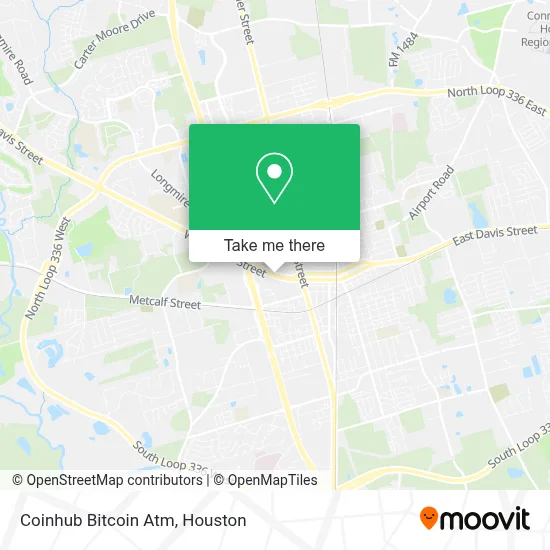Coinhub Bitcoin Atm map