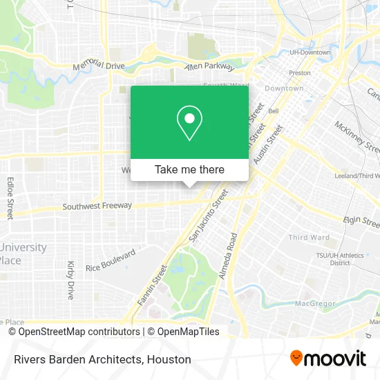 Mapa de Rivers Barden Architects