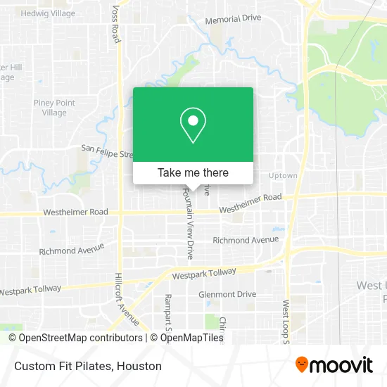 Custom Fit Pilates map