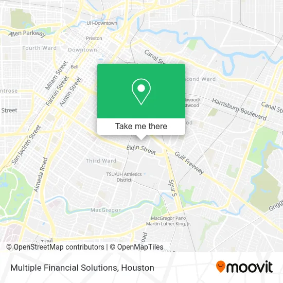 Multiple Financial Solutions map