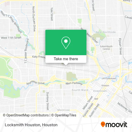 Locksmith Houston map