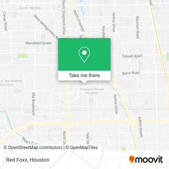 Red Foxx map