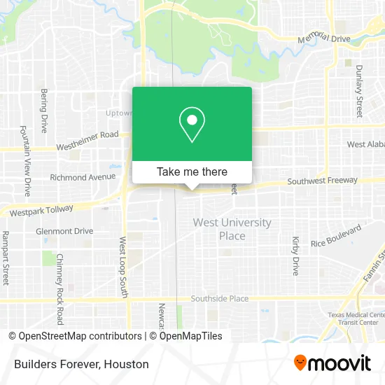 Builders Forever map