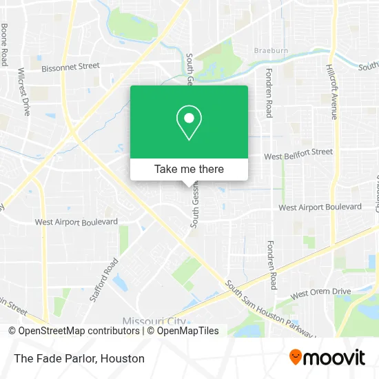 The Fade Parlor map