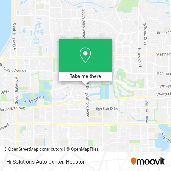 Hi Solutions Auto Center map