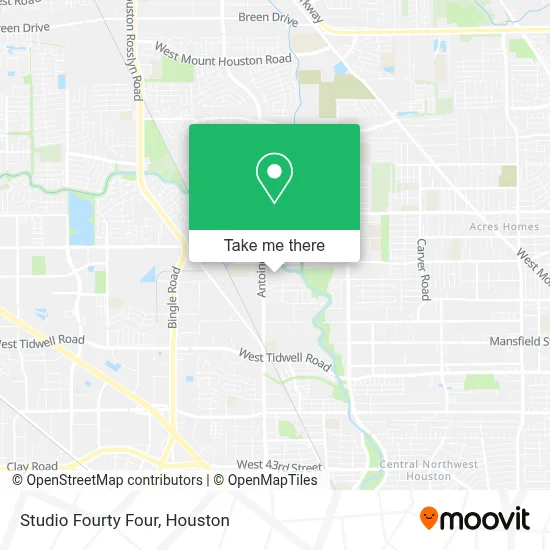 Studio Fourty Four map