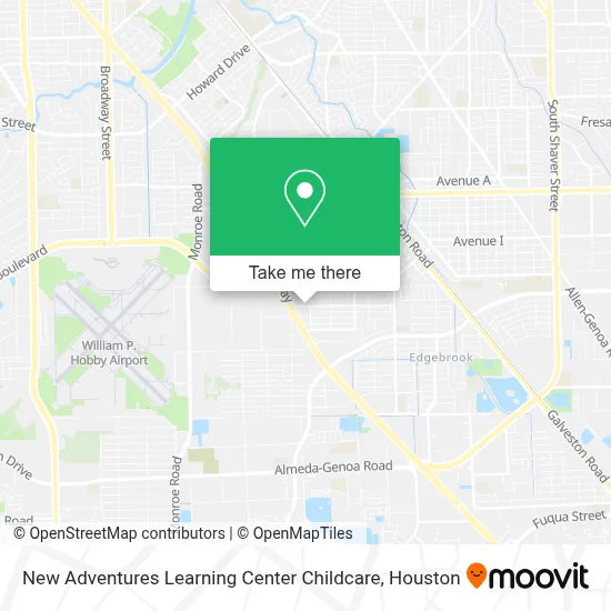 New Adventures Learning Center Childcare map