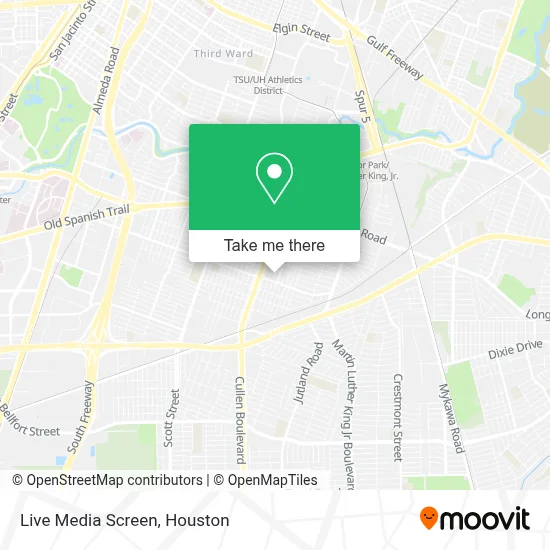 Live Media Screen map