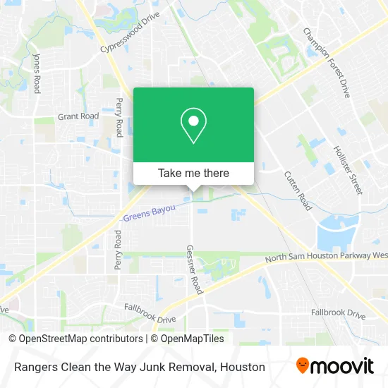 Rangers Clean the Way Junk Removal map