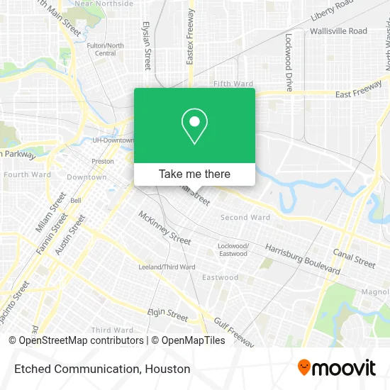 Etched Communication map