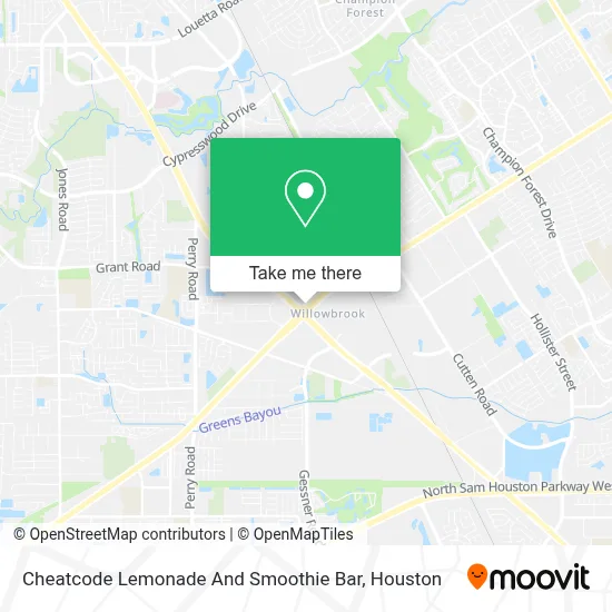 Cheatcode Lemonade And Smoothie Bar map