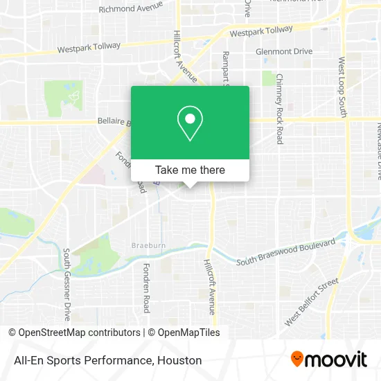 All-En Sports Performance map