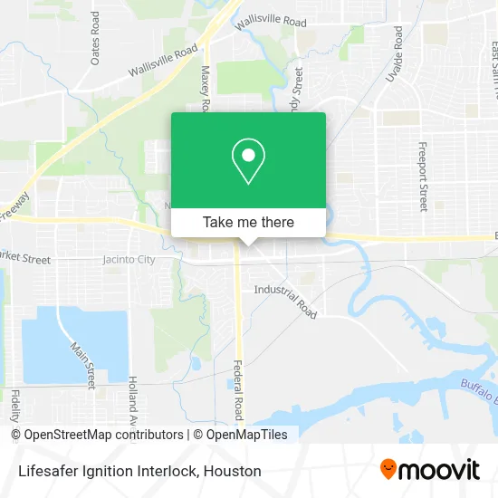 Lifesafer Ignition Interlock map
