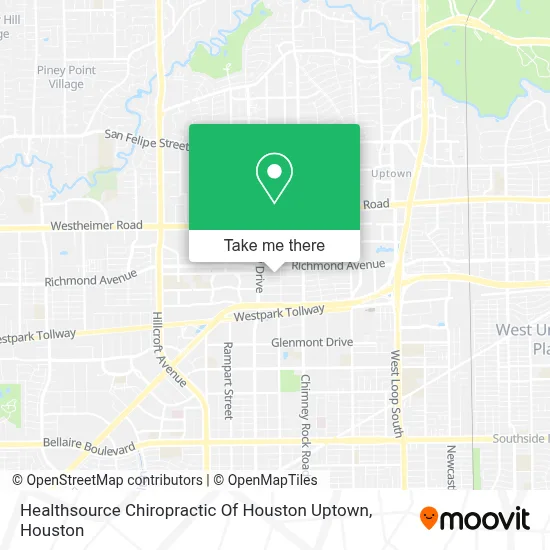 Healthsource Chiropractic Of Houston Uptown map