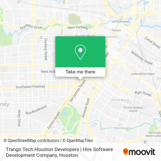 Trango Tech Houston Developers | Hire Software Development Company map