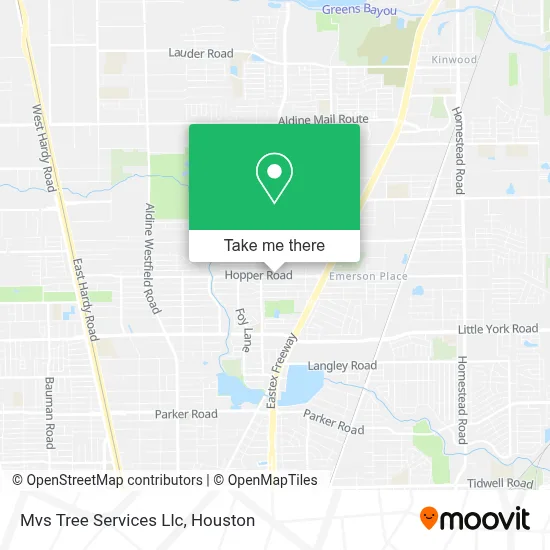 Mvs Tree Services Llc map