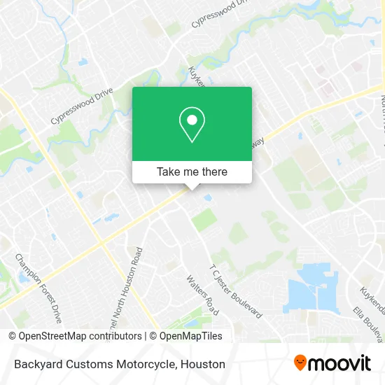 Backyard Customs Motorcycle map