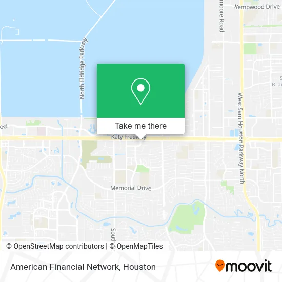American Financial Network map