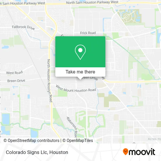 Colorado Signs Llc map