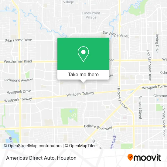 Americas Direct Auto map