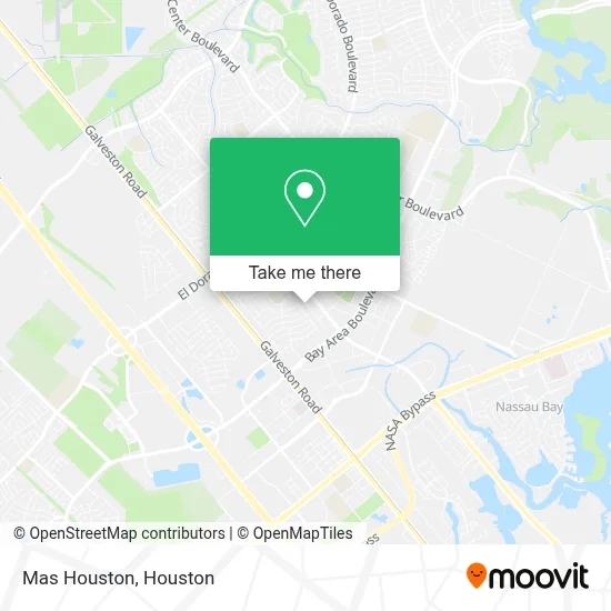 Mas Houston map