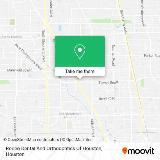 Rodeo Dental And Orthodontics Of Houston map