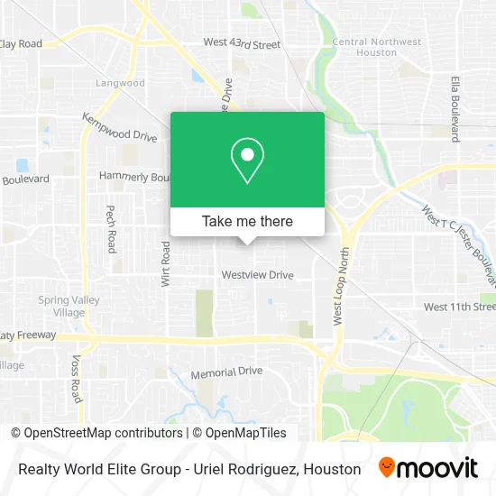 Realty World Elite Group - Uriel Rodriguez map