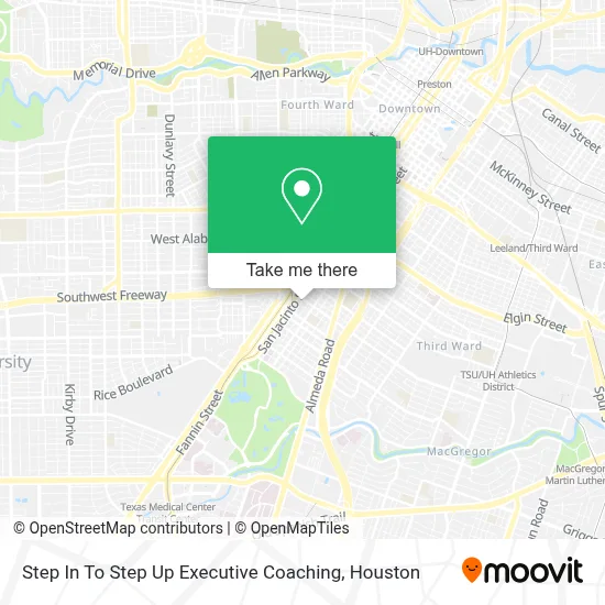 Step In To Step Up Executive Coaching map