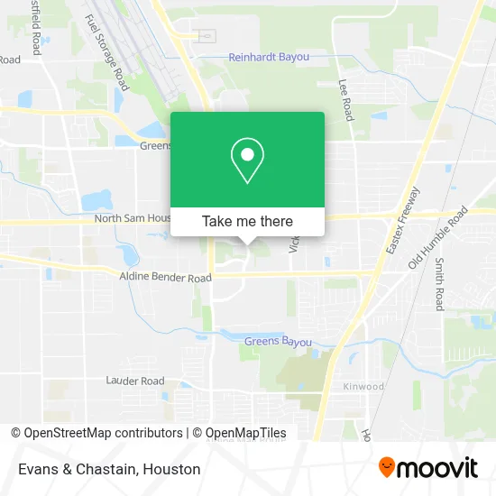 Evans & Chastain map