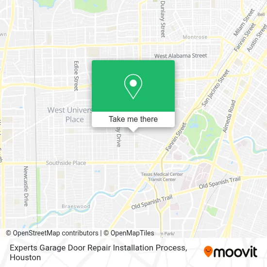 Experts Garage Door Repair Installation Process map
