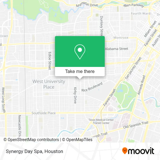 Synergy Day Spa map