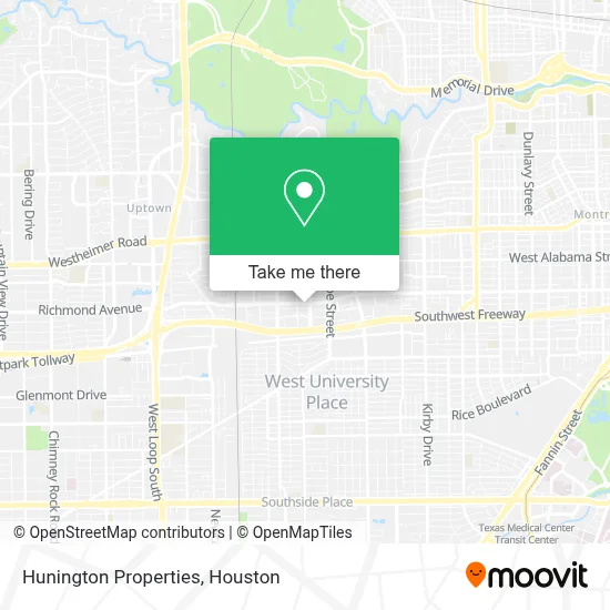 Hunington Properties map