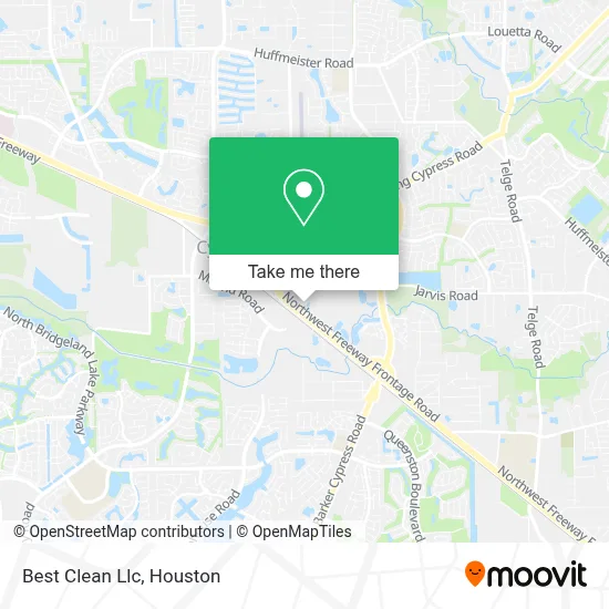 Best Clean Llc map