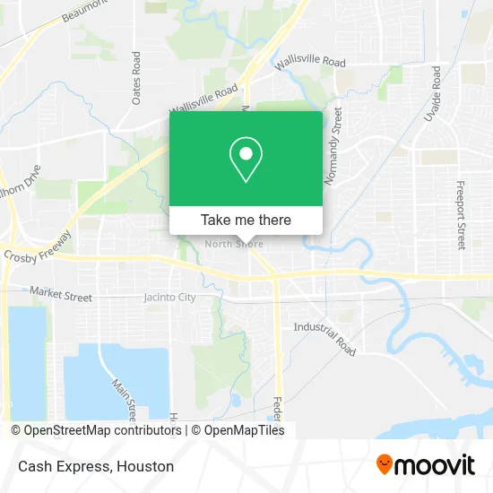 Cash Express map