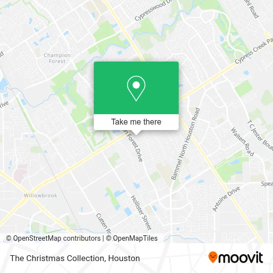The Christmas Collection map