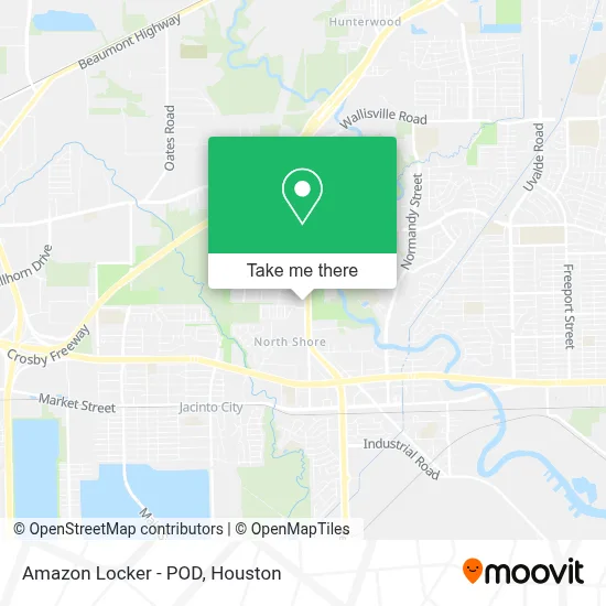Amazon Locker - POD map