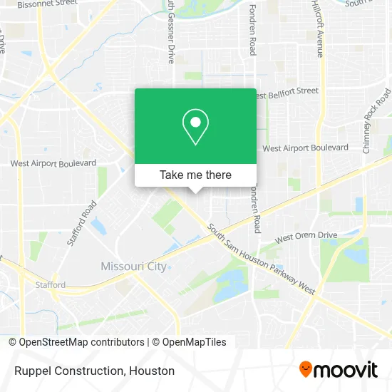Ruppel Construction map