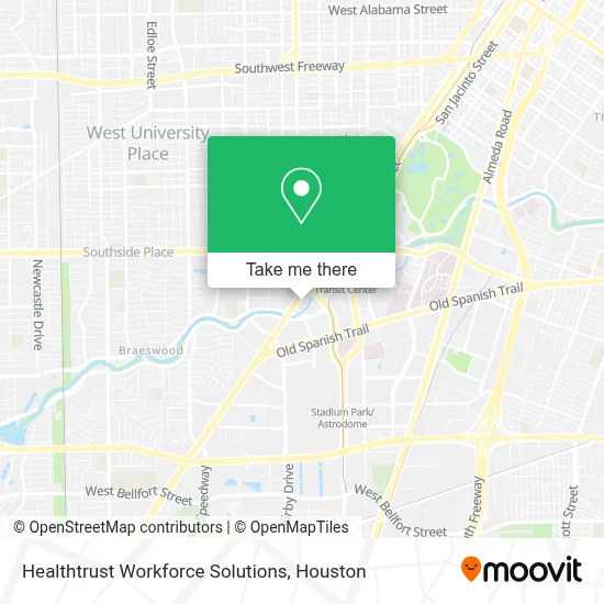Healthtrust Workforce Solutions map