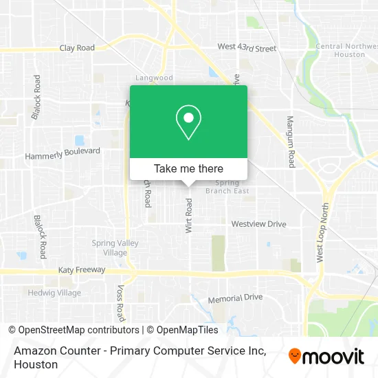 Amazon Counter - Primary Computer Service Inc map