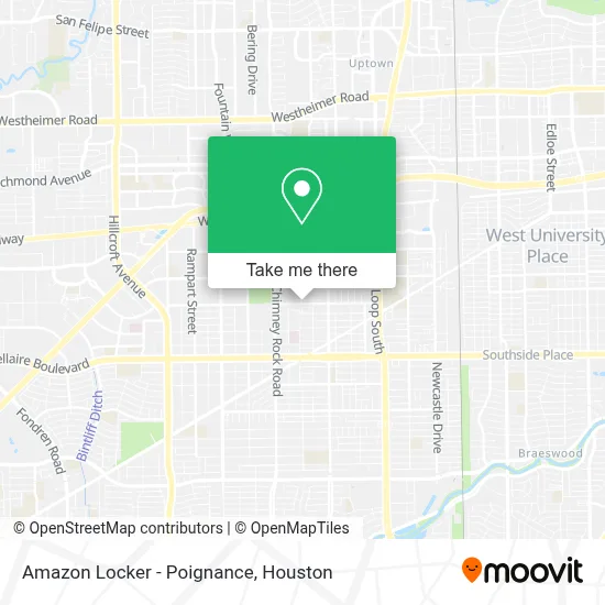 Amazon Locker - Poignance map