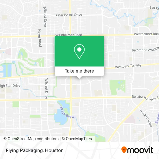 Flying Packaging map