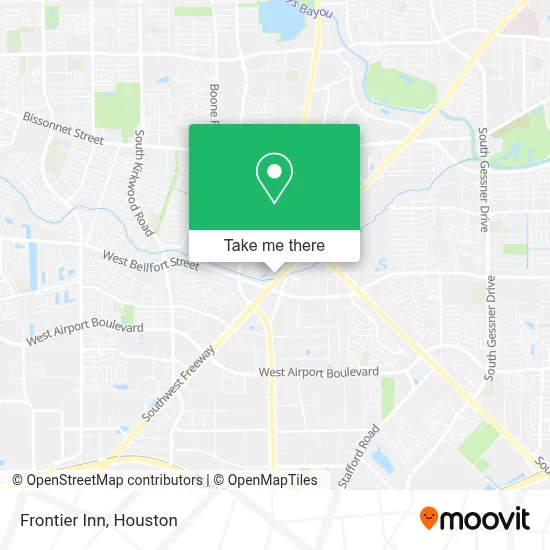 Frontier Inn map
