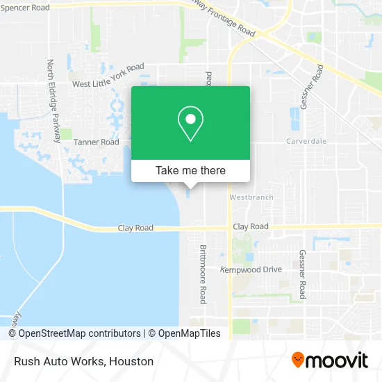 Rush Auto Works map